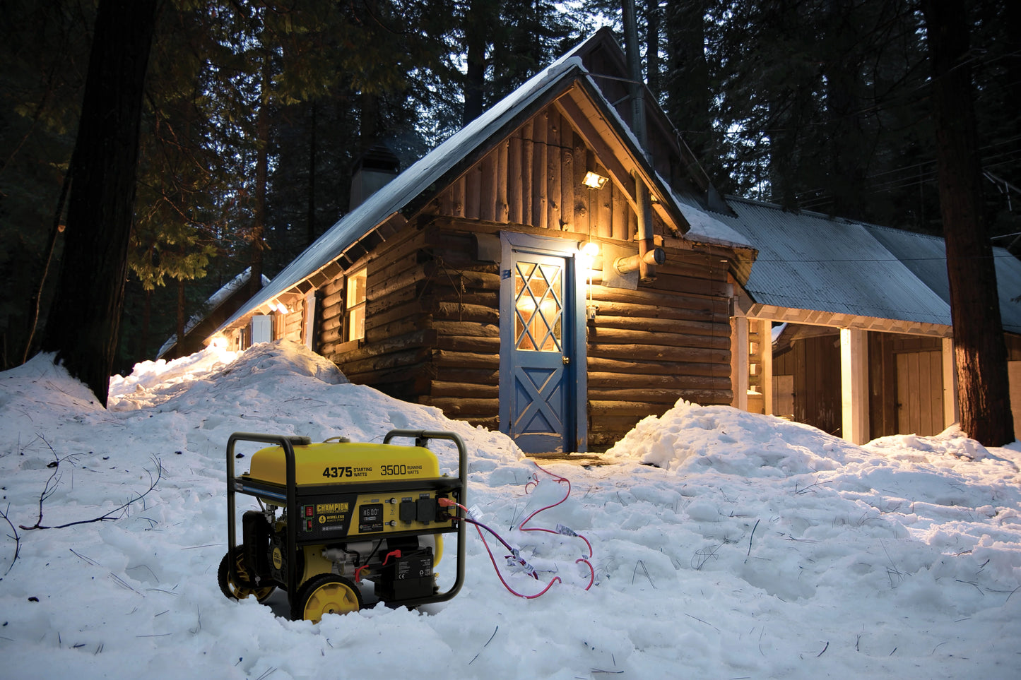 Champion Power Equipment 3500-Watt Portable Generator with Wireless Remote Start and CO Shield