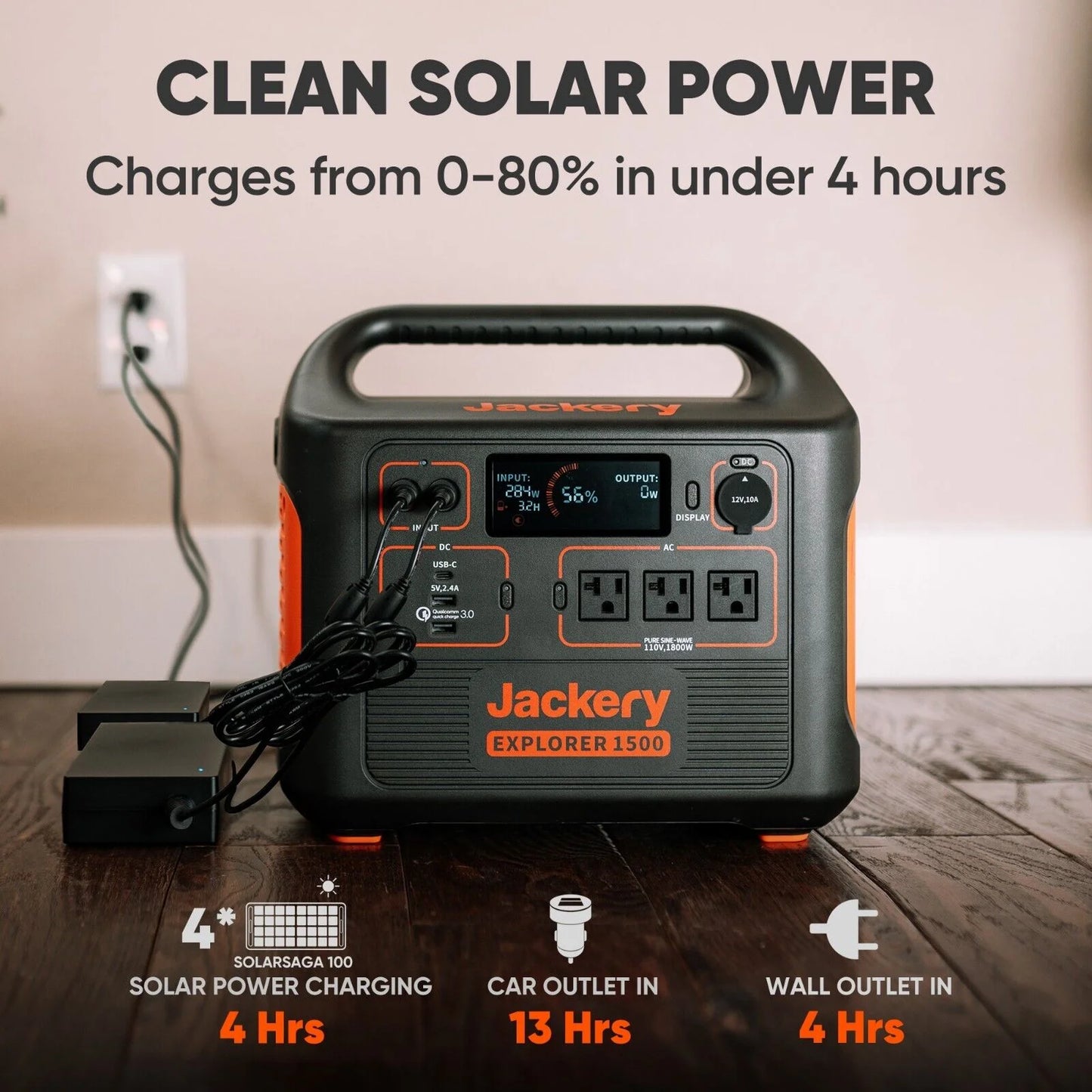 ??Restored??Jackery Portable Power Station Explorer 1500, 1534Wh Portable Generator