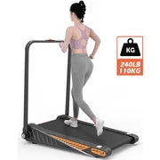 Clearance! KF718 Under Desk Walking Pad, Mini Treadmill 15% Incline 2.0HP 240LBS