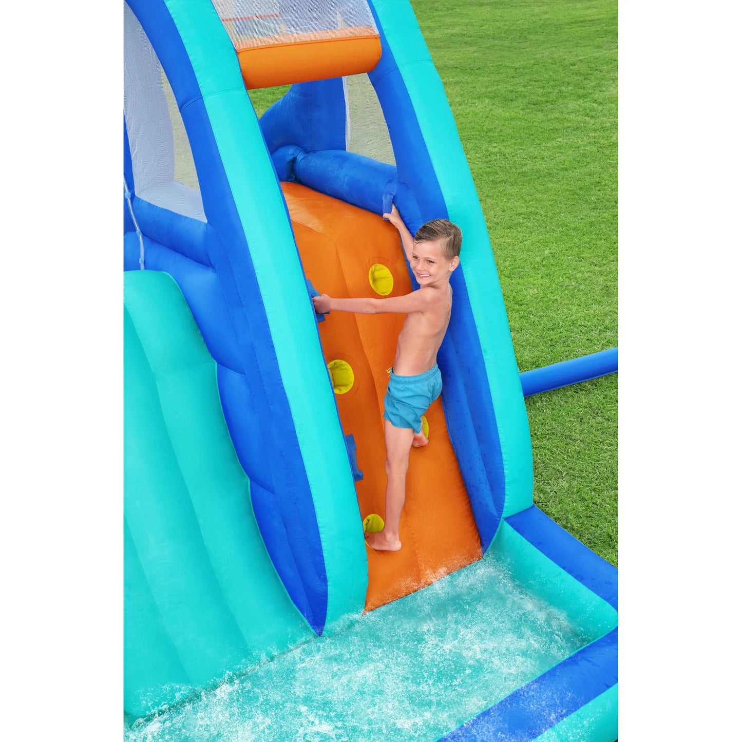 Bestway H2OGO! Wavetastic Child Inflatable Water Park &#038; Turtle Pool Ride-On Float