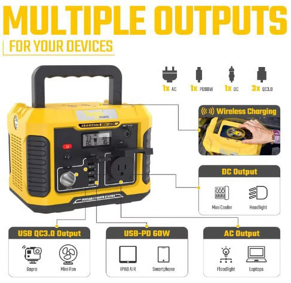 Togo Power Advance 500 Portable Power Station