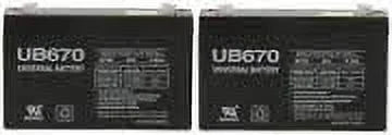 UB670 6 Volt 7 AMP SLA/AGM Battery 4 Pack + FREE SHIPPING!