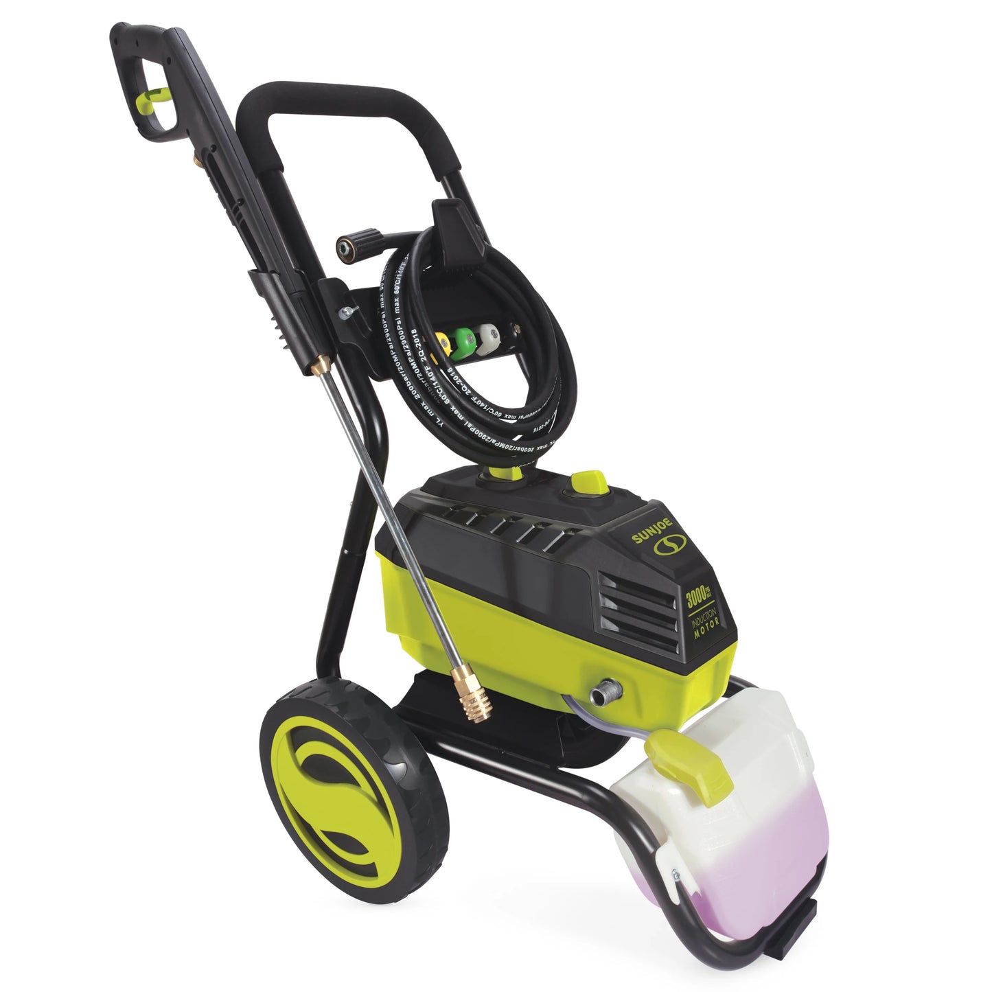 Sun Joe Electric Pressure Washer, Brushless Induction Motor, Quick Connect Nozzles &#038; Extension Wand