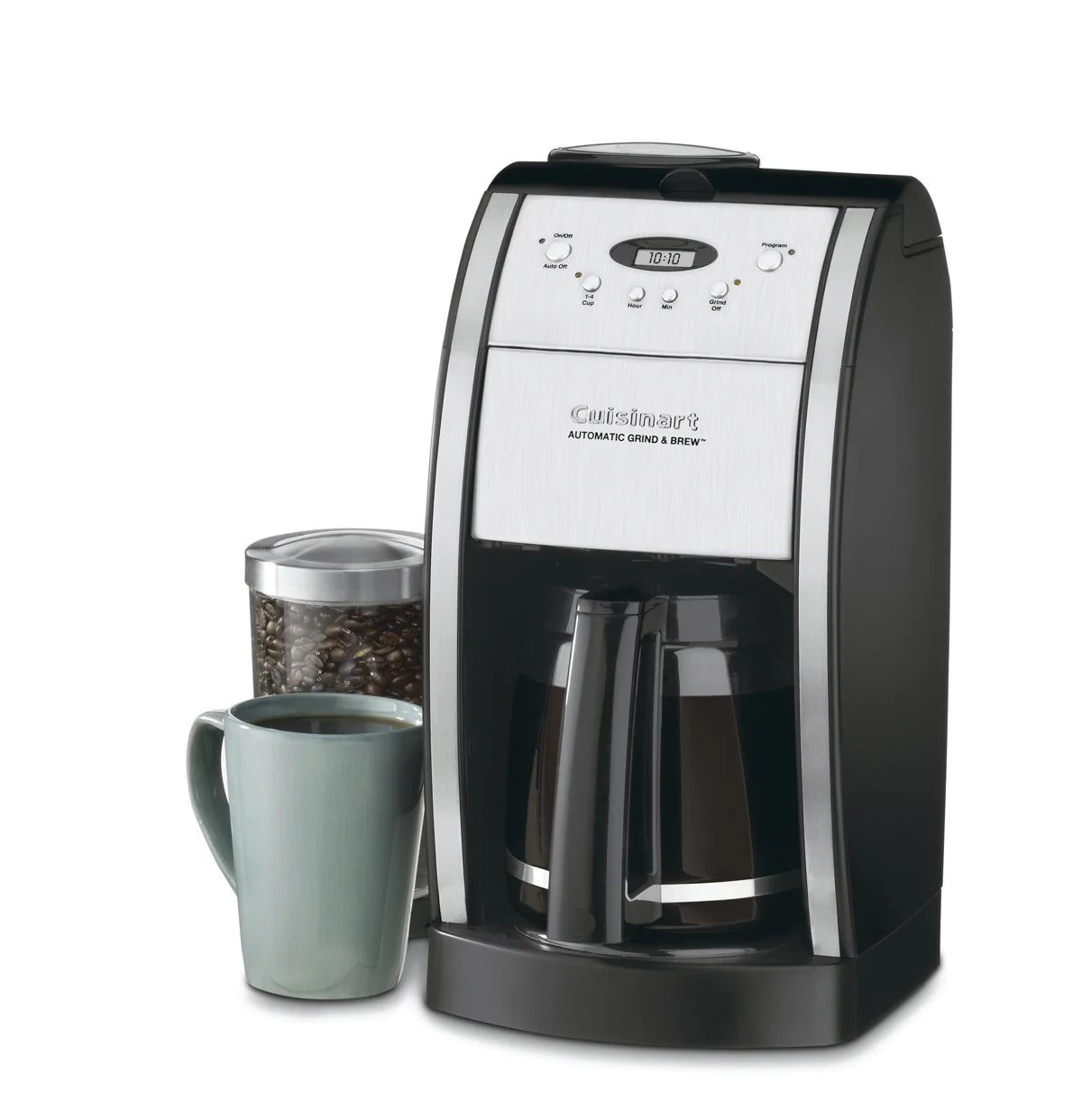 Cuisinart Grind &#038; Brew 12 Cup Automatic Coffeemaker, Silver