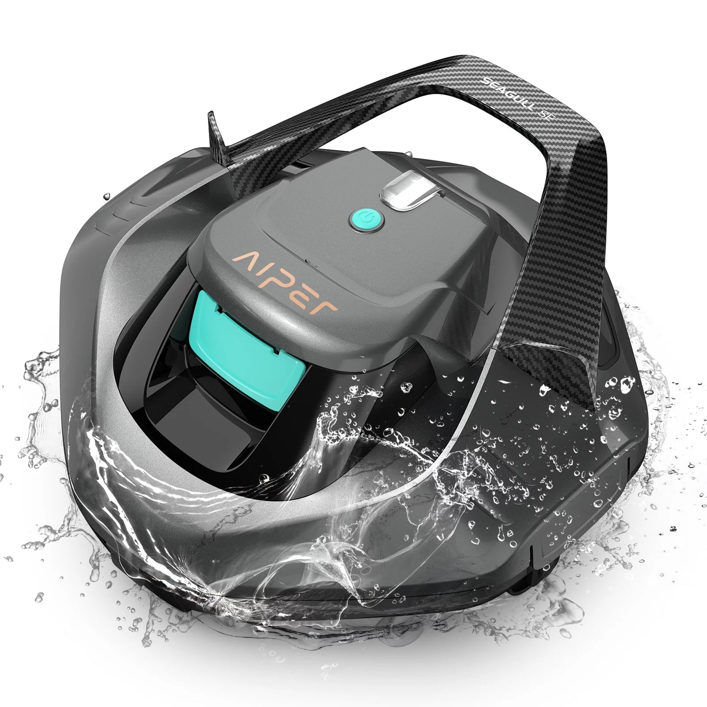 AIPER Cordless Robotic Automatic Pool Cleaner Vacuum with Chemical Dispensers for Inground &#038; Above Ground  Swimming Pools with a Flat Floor