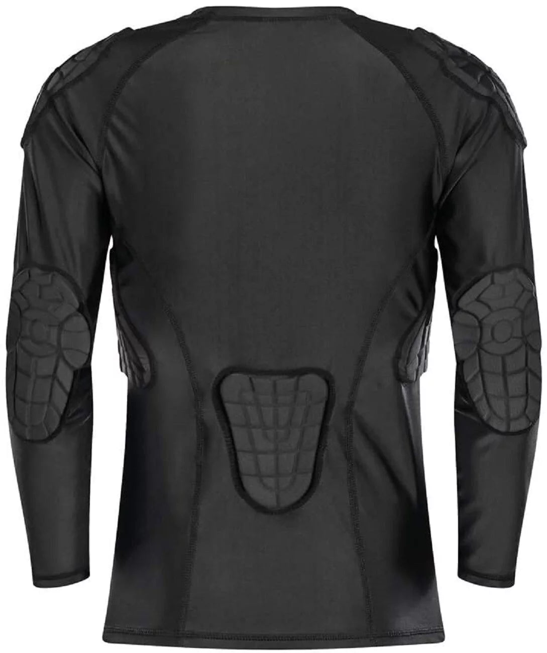 TUOY Kids Youth Boy&#8217;s Padded Compression Shirt &#8211; Long Sleeve Protective Shirt