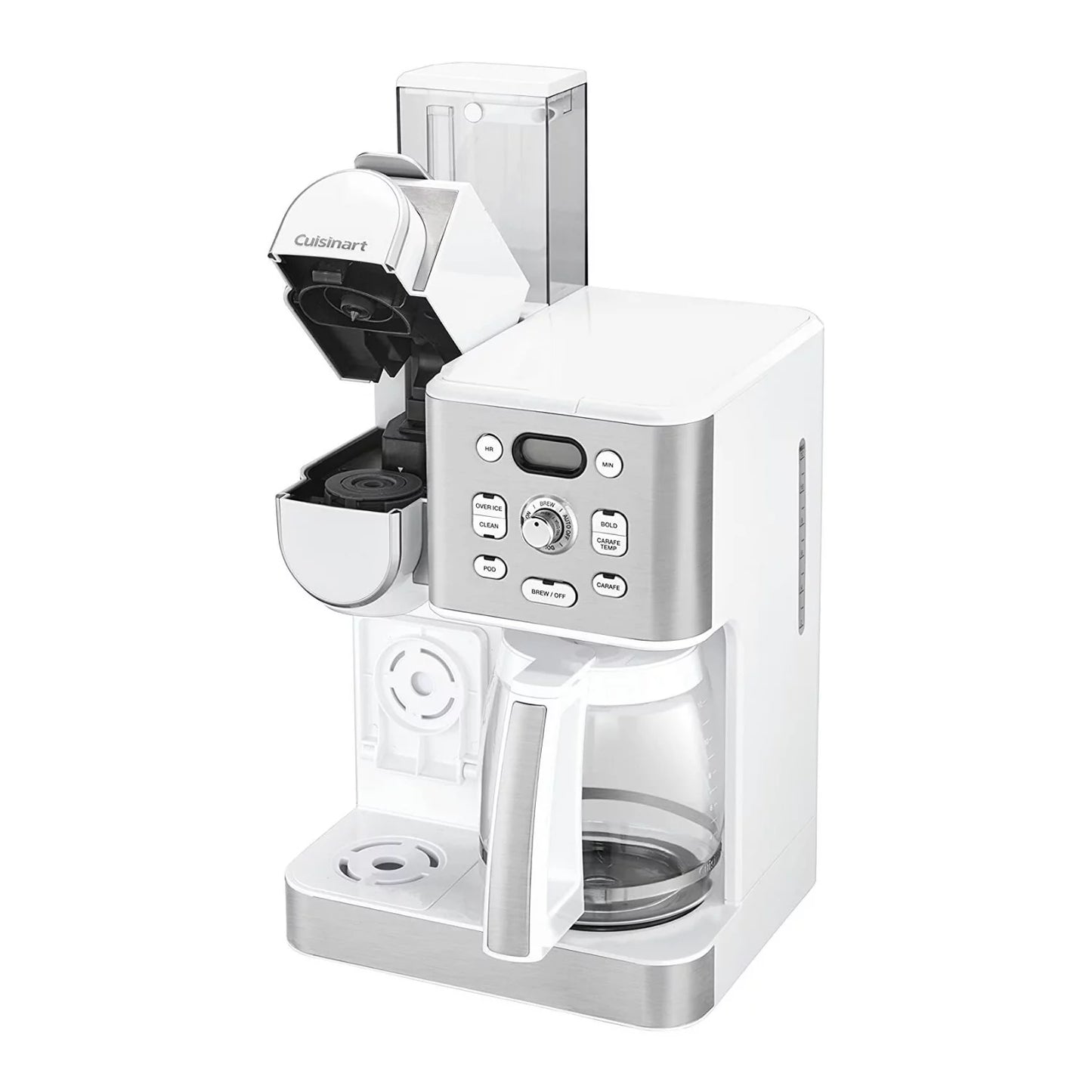 Cuisinart SS-16W Stainless Steel Coffee Center Combo Coffee Maker (White)