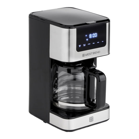 West Bend 12 Cup Hot &#038; Iced Coffee Maker, in Stainless Steel