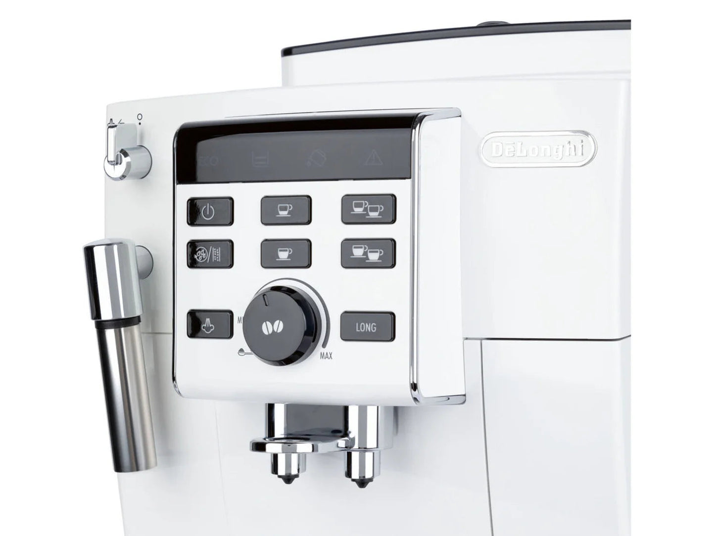 Delonghi coffee machine »ECAM13.123.W«, super compact, white