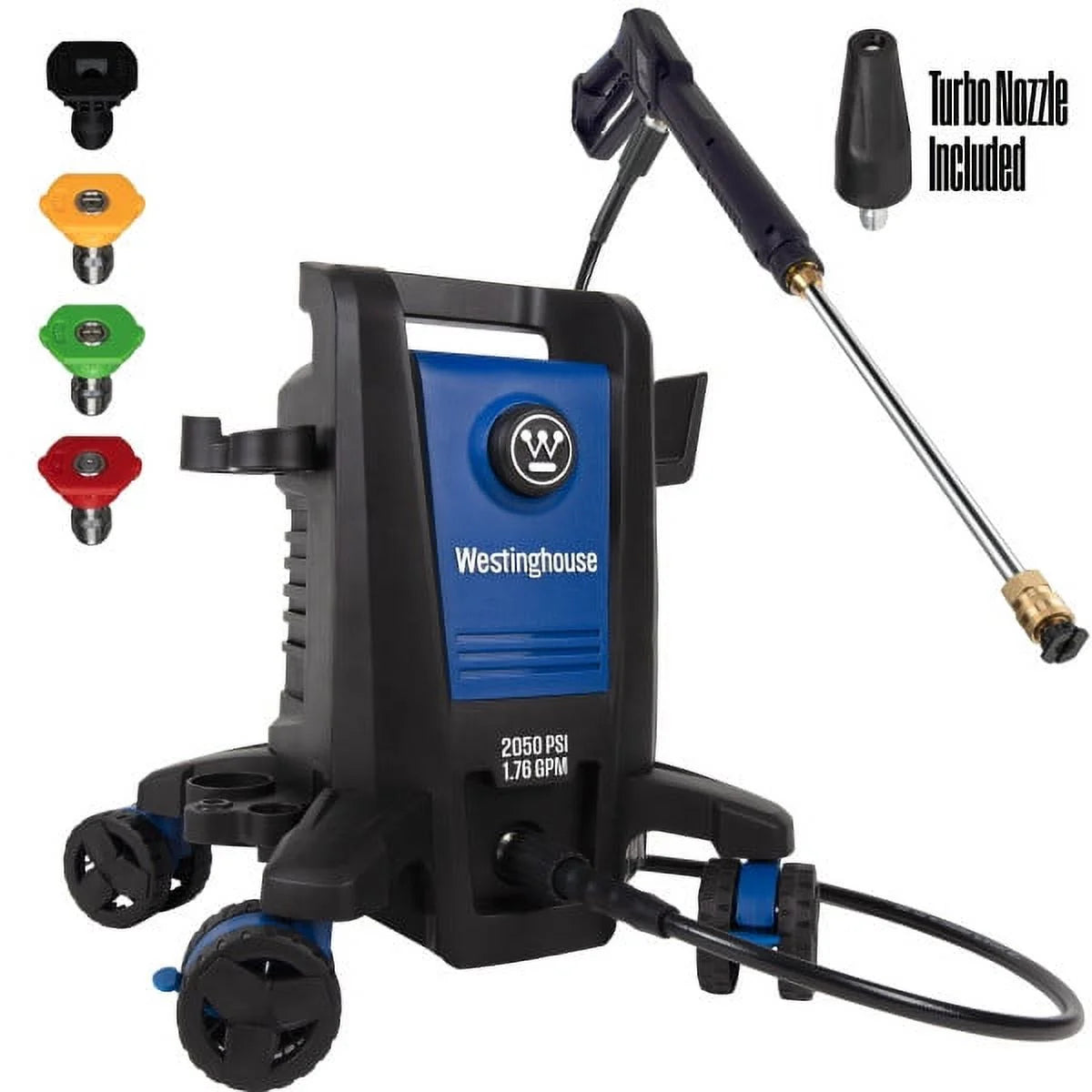 Westinghouse 2300 Max PSI Electric Pressure Washer, 1.76-GPM, Soap Tank, 5 Nozzles