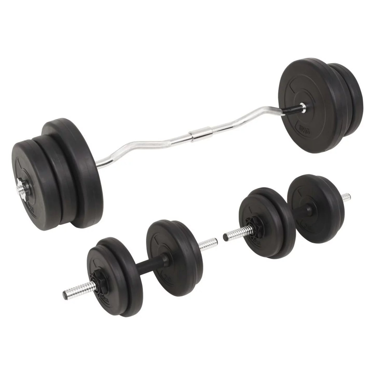 Dcenta Barbell and Dumbbell Set 132.3 lb