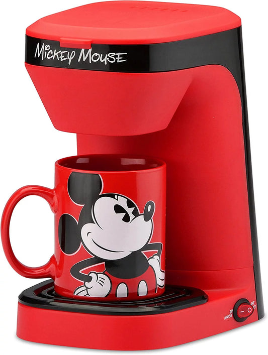 Disney Mickey Mouse 1-Cup Coffee Maker with Mug