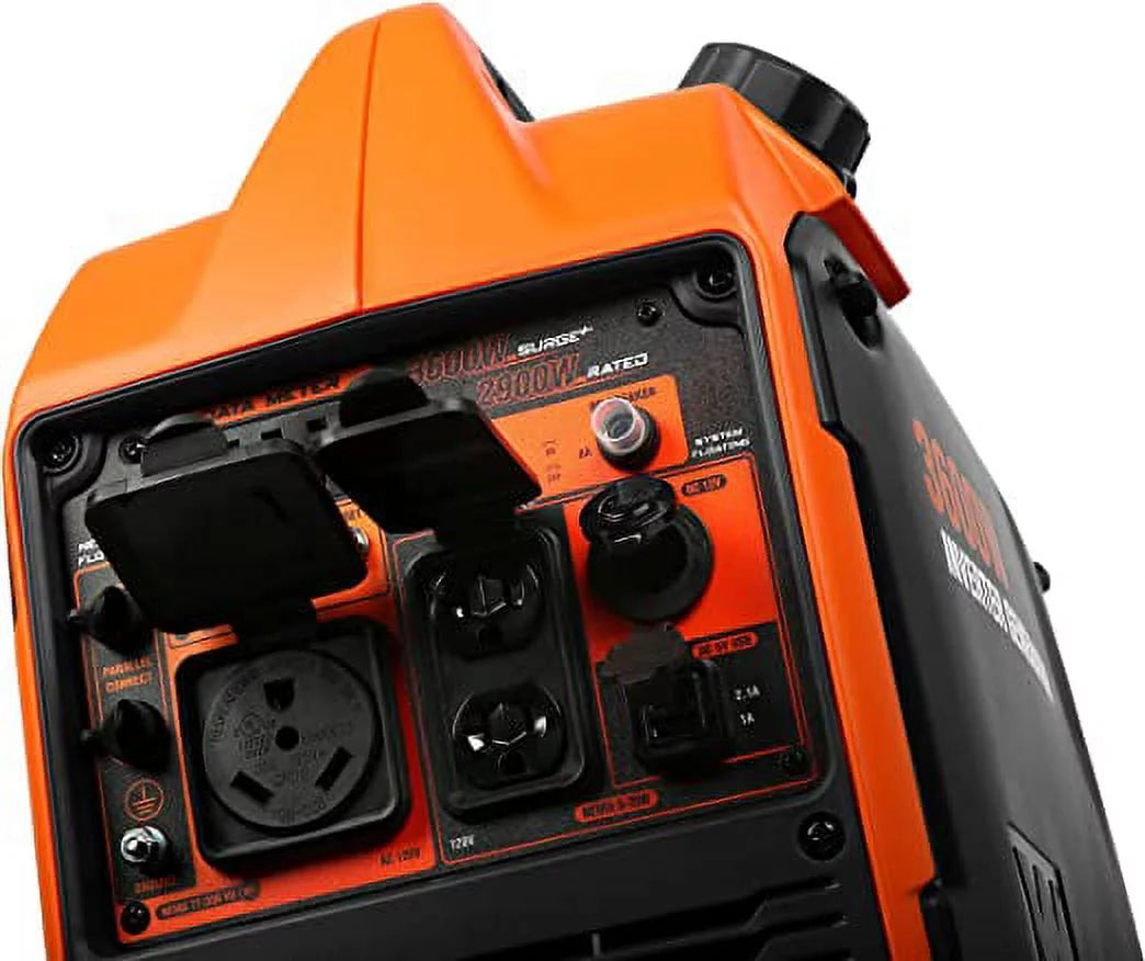 WEN 3600-Watt Portable Inverter Generator, RV-Ready, Quiet and Lightweight with Fuel Shut Off