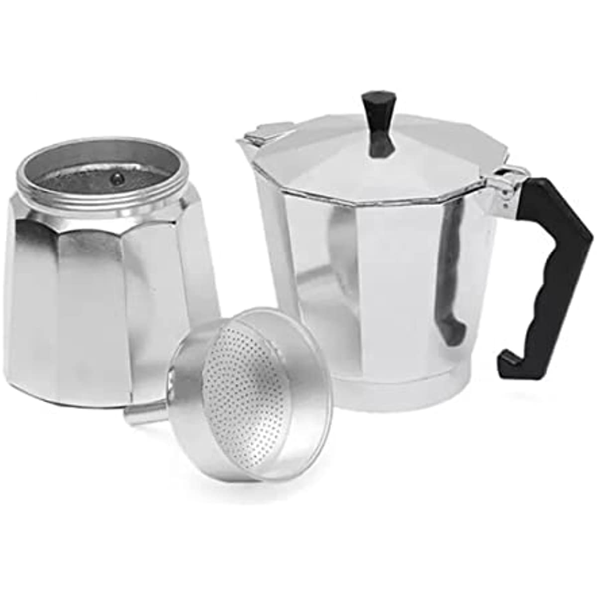 Cafeteira Aluminio 3 Xicaras, Verona, Brinox, 2182/101, Aço Inox, 150 ml