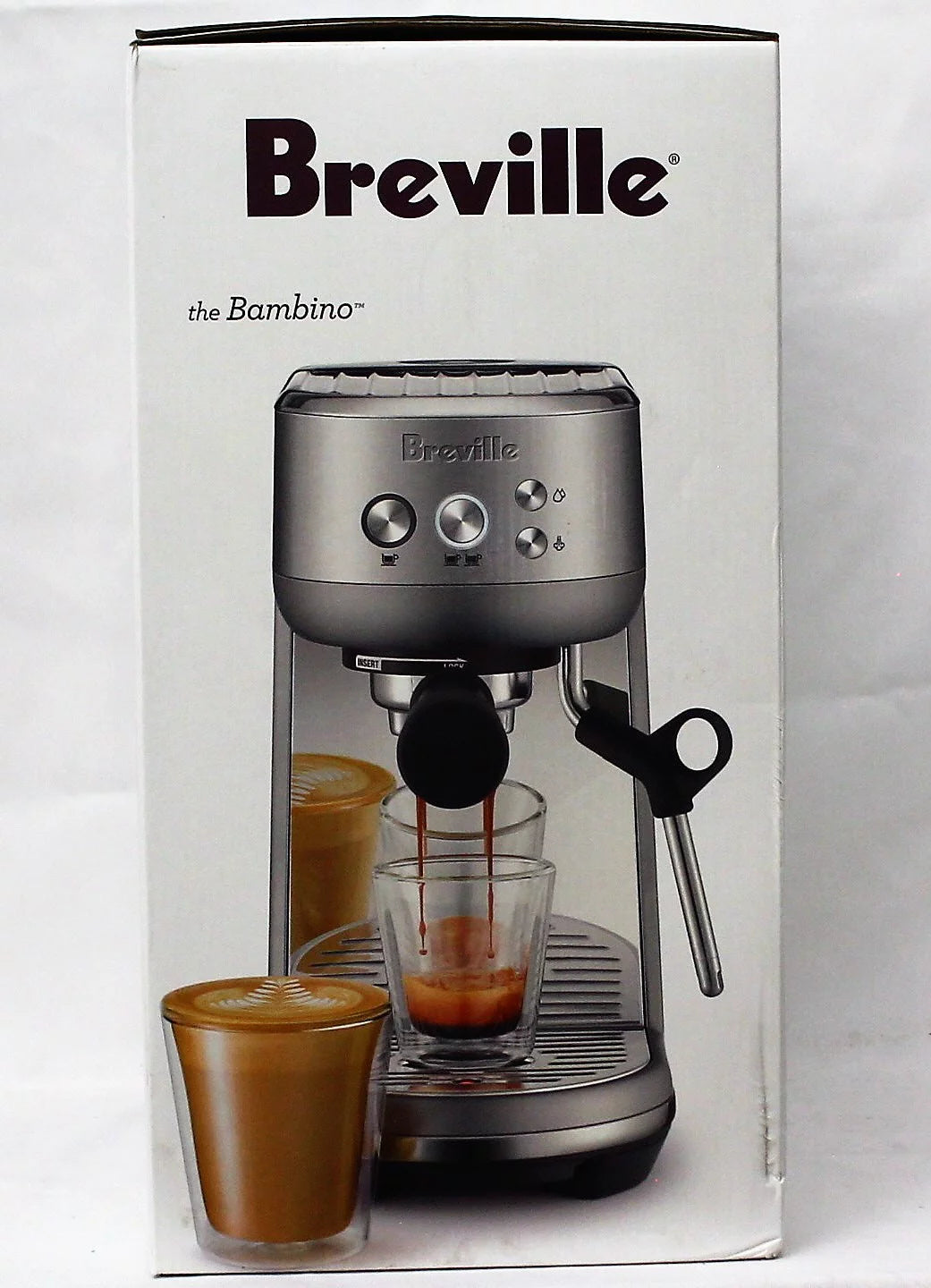 Breville BES450BSS1BU Bambino&#0153; Brushed Stainless Espresso Machine