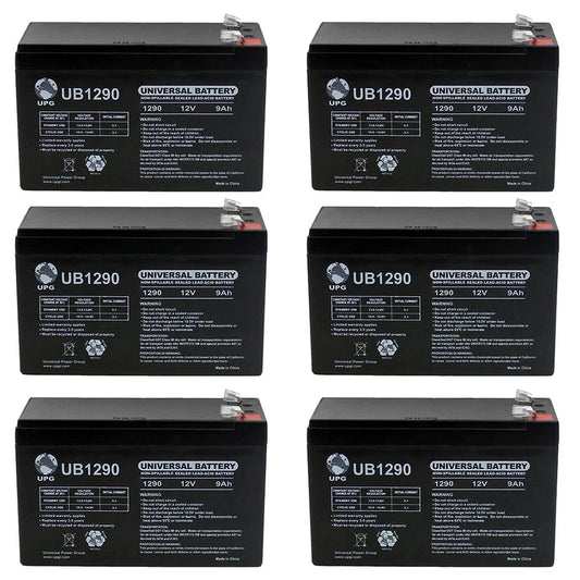 12V 9AH SLA Battery for Razor Dirt Quad / Ground Force &#8211; 6 Pack