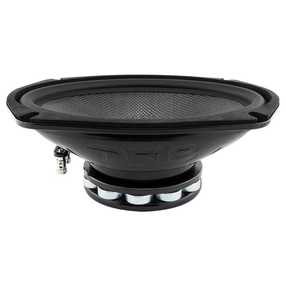 DS18 6&#215;9&#8243; Motorcycle Mid-Bass Loudspeaker Marine/Powersports 600W 2 Ohm CF69.2NR