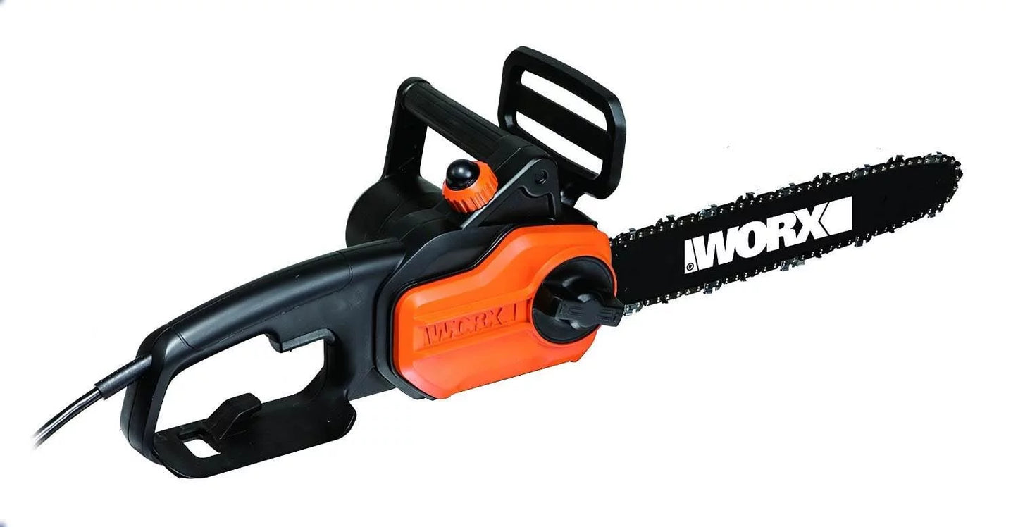 WORX WG305 8.0 Amp 110 Volt 14&#8243; Lightweight Durable Electric Chainsaw