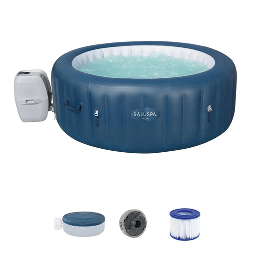 Bestway SaluSpa Honolulu AirJet Inflatable Hot Tub with EnergySense Cover