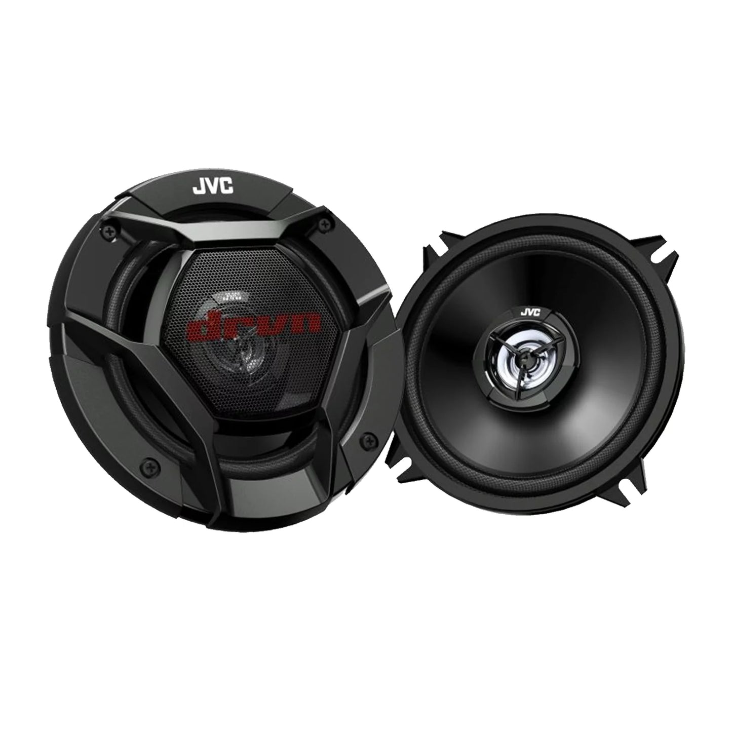 Car Speaker Package Of 2 Pairs of JVC CS-DR521 DR Sereis 5-1/4&#8243; Inch 260 Watt 2-Way Upgrade Audio Stereo Coaxial Speakers Bundle Combo With Enrock 50 Foot 16 Gauge Speaker Wire