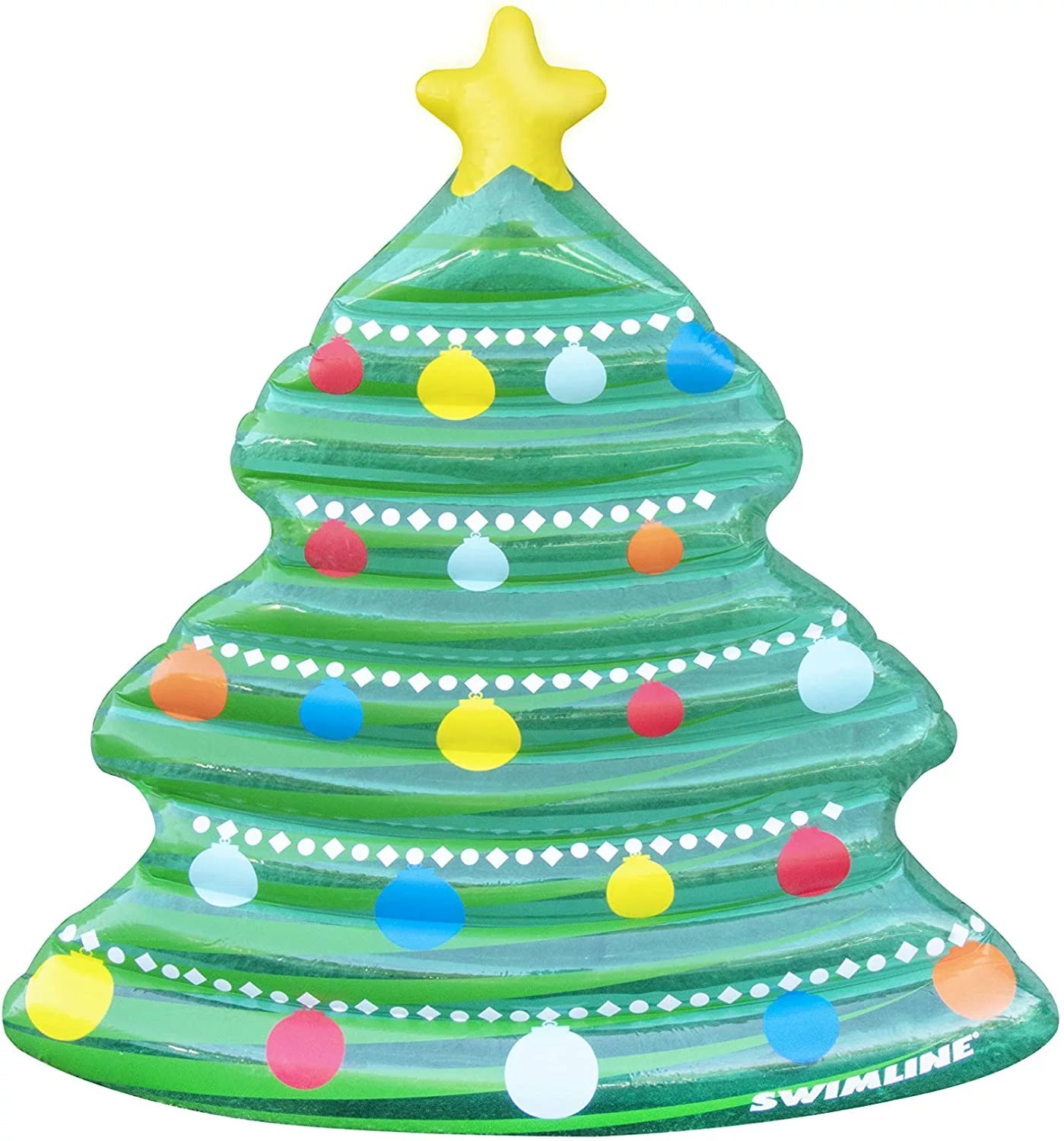 70&#8243; Christmas Tree Inflatable Pool Mattress Raft