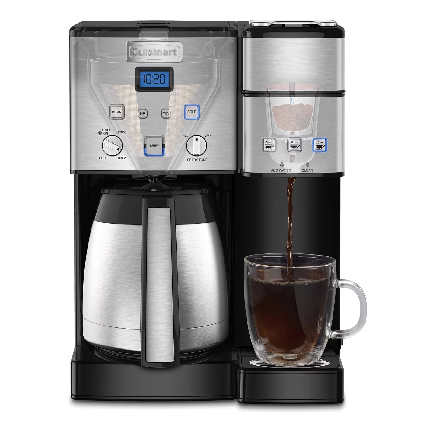 Cuisinart Stainless Steel 10 Cup Drip Coffee Maker, SS-20P1