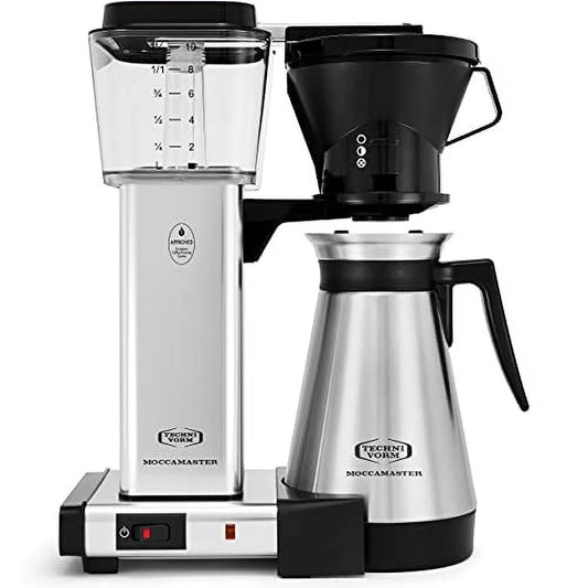 Technivorm Moccamaster 79112 KBT Coffee Brewer, 40 oz., Polished Silver