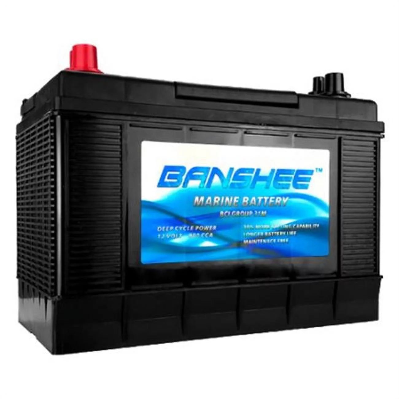 Banshee 31M-Banshee-3 31 Series Marine Battery Replaces Optima Blue Top D31M