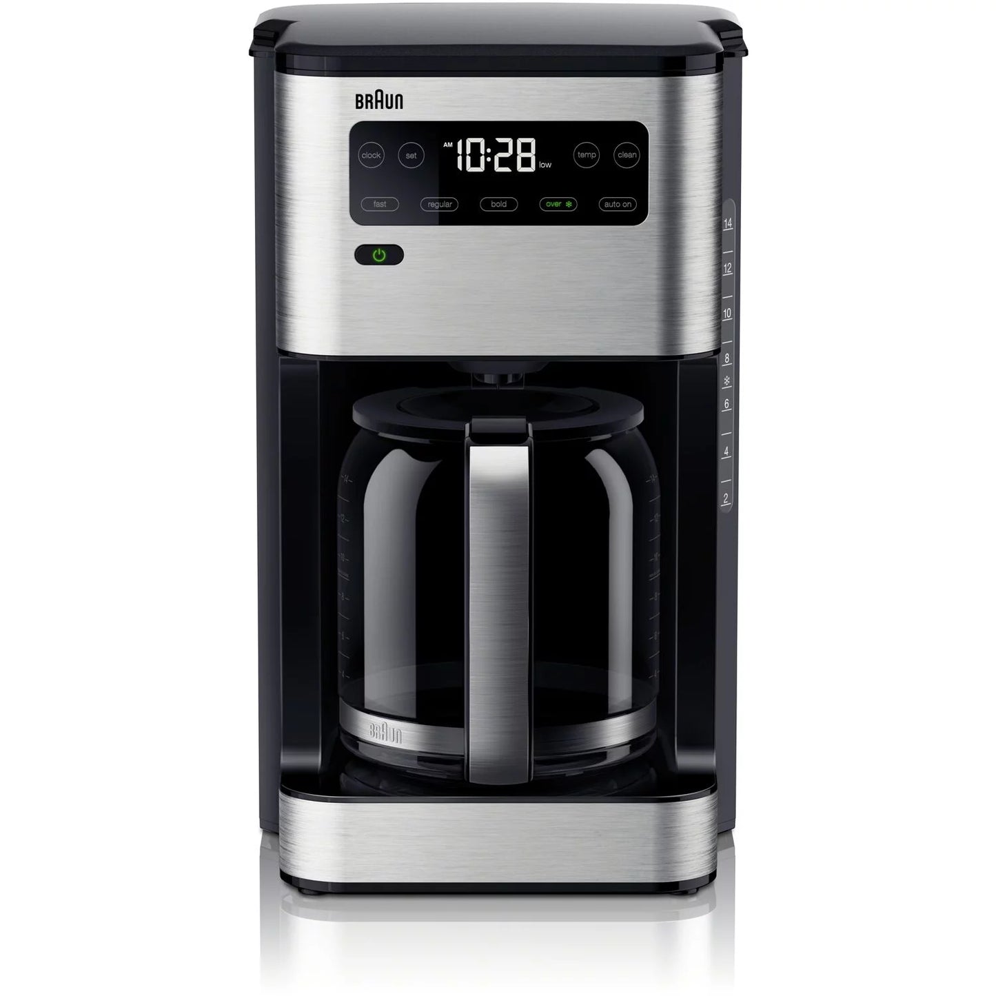 Braun PureFlavor 14-Cup Coffee Maker in White