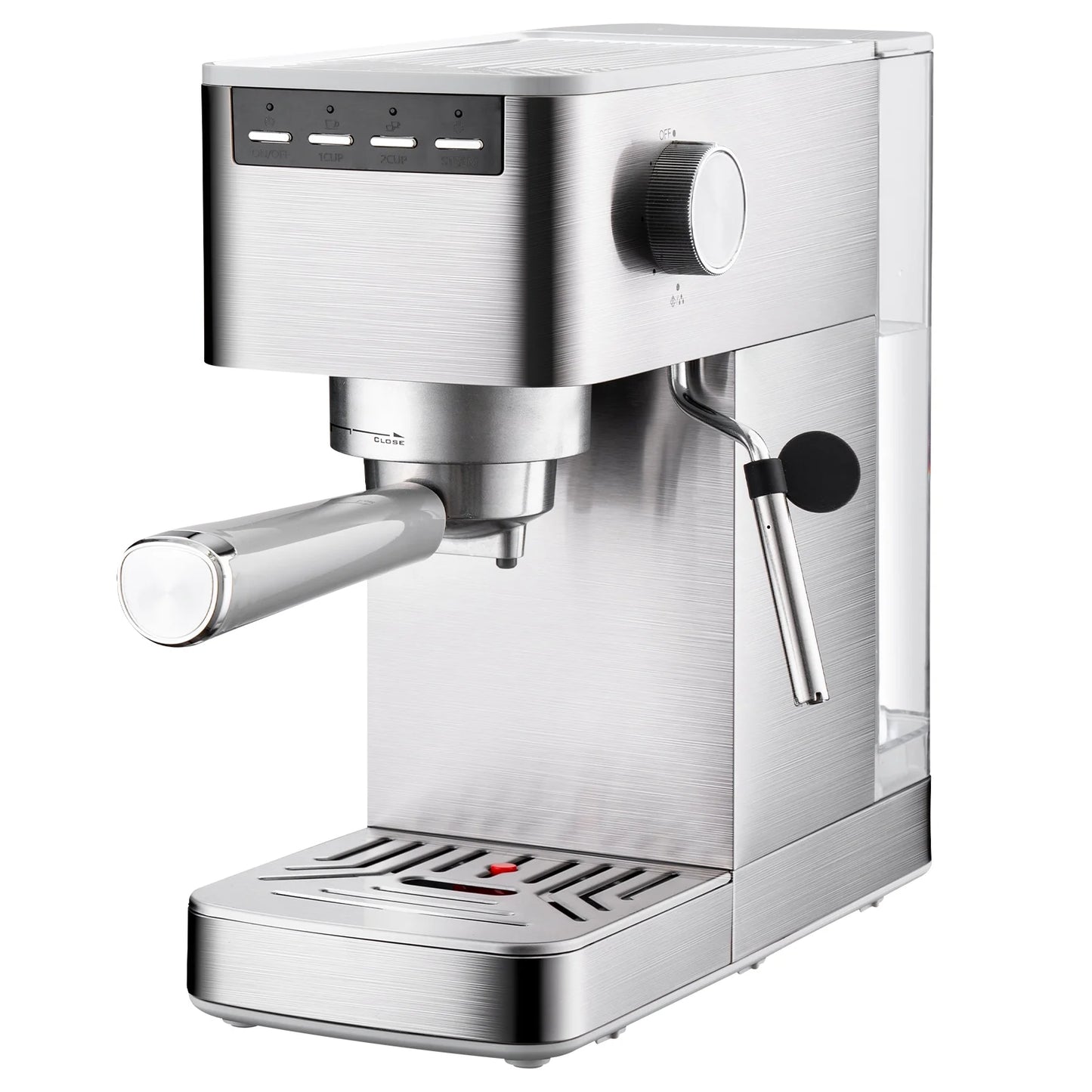 Auertech Espresso Machine Cappuccino Coffee Maker with Milk Frother, Steamer &#038; 41 oz Water Tank, New