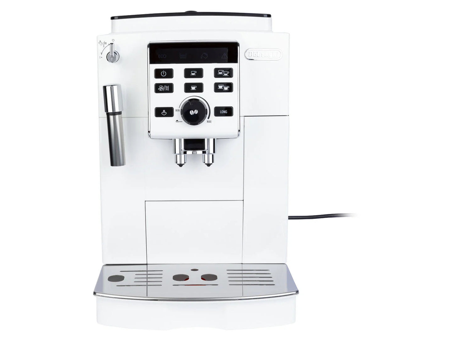 Delonghi coffee machine »ECAM13.123.W«, super compact, white