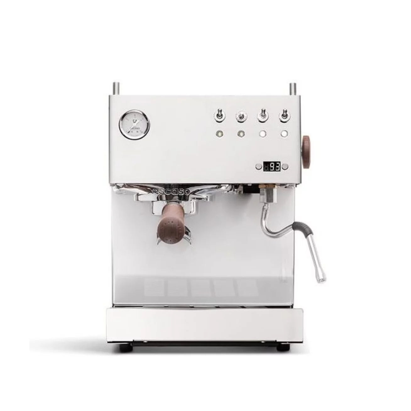 Ascaso Steel Duo Espresso Machine &#8211; Black and Walnut