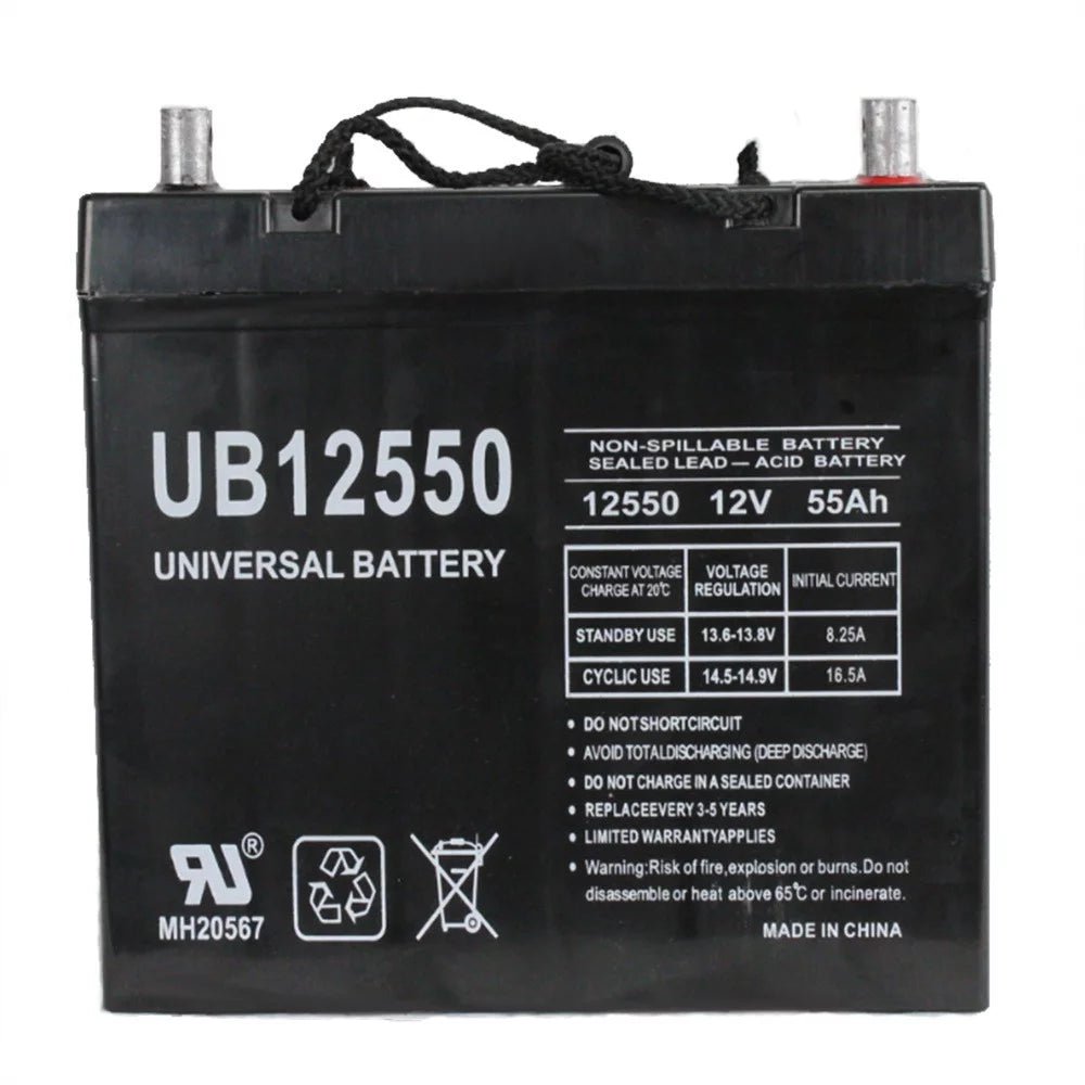 UB12550 12V 55Ah Replacement Pride Maxima SLA AGM Battery