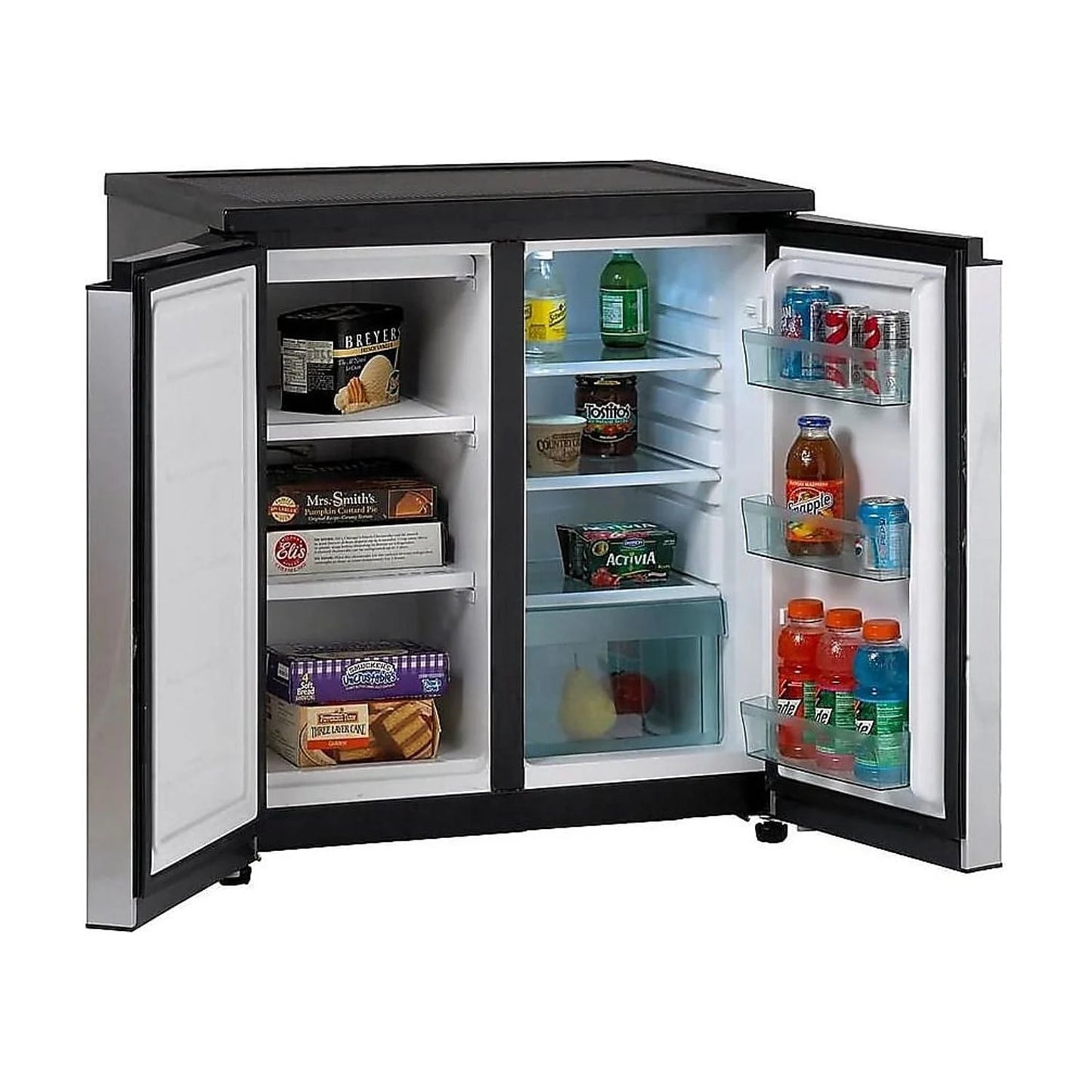 Avanti RMS551SS 115V 5.5 Cu Ft 2 Door Compact Mini Fridge Refrigerator Freezer