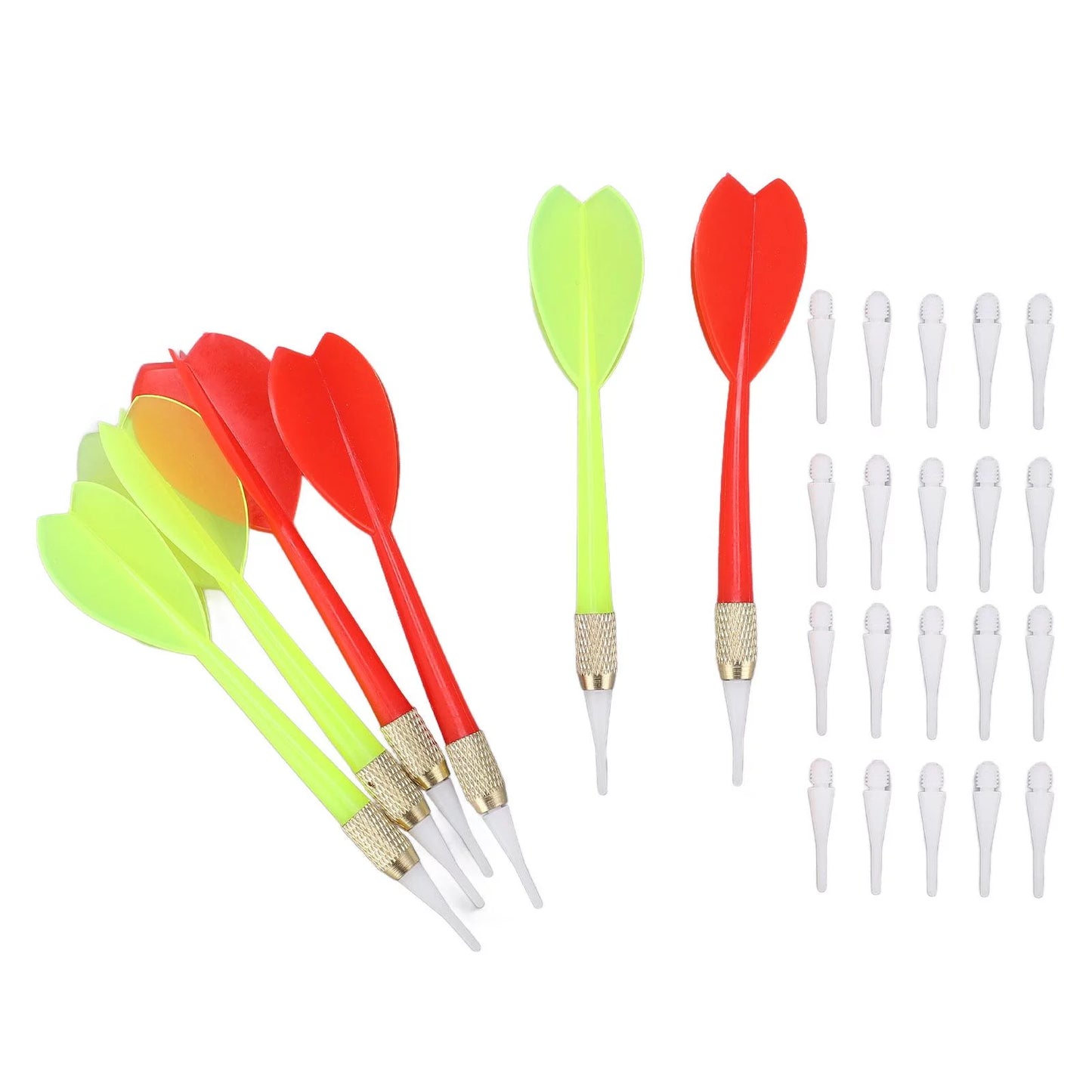 BuyWeek Excellent Darts Set Interesting Safety Toys 2 Installation Methods Complete Dart Game Gift for Office Relaxing Sport &#038; Family Leisure Time