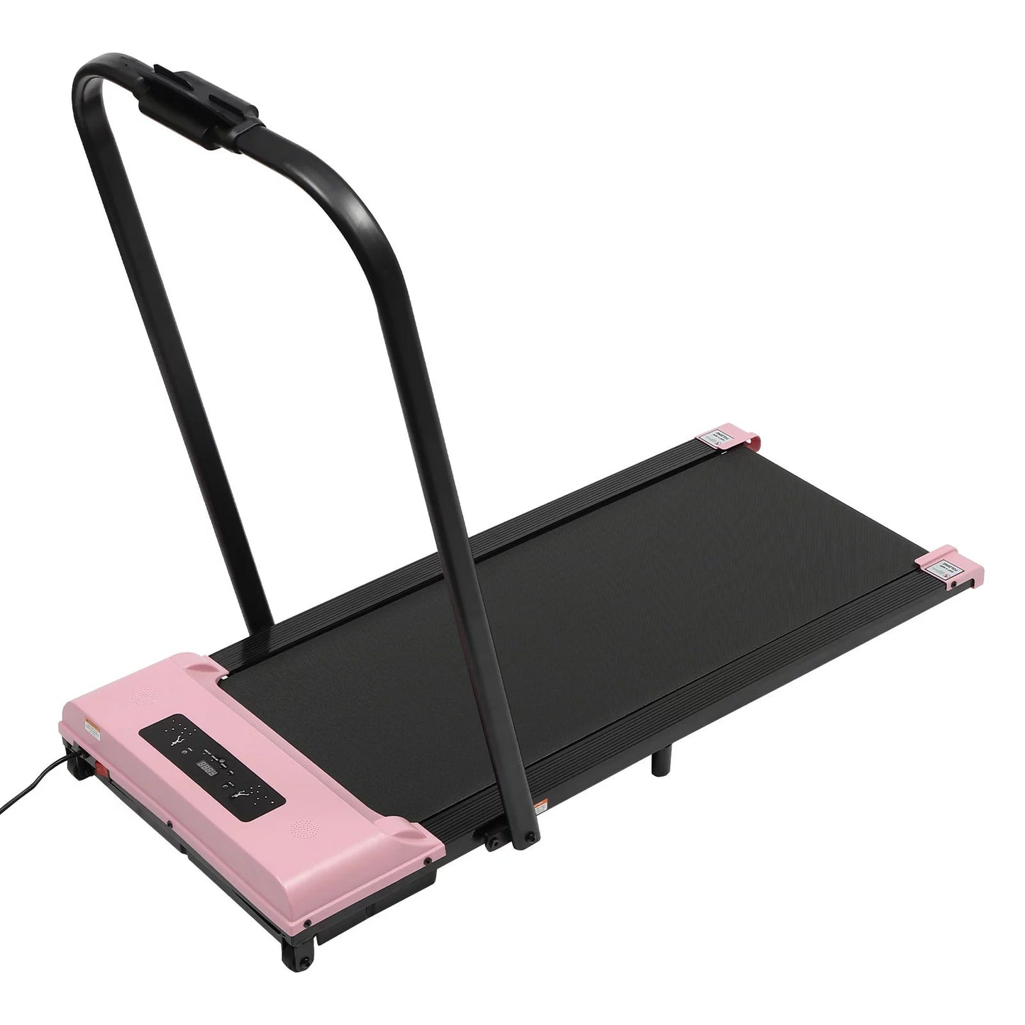 Wuzstar Folding Treadmill, 3.0HP Low Noise Electric Treadmill with LED Display Screen for Home Office Pink