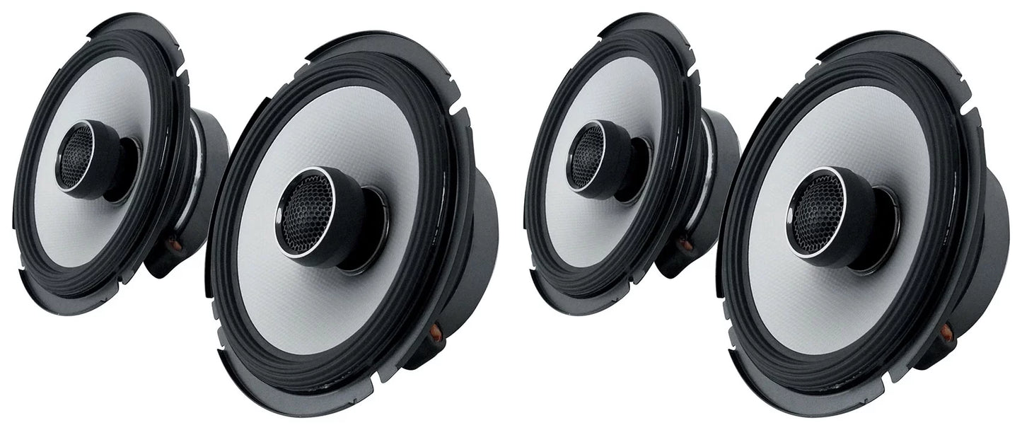 (4) Alpine S2-S65 80 Watt RMS 6.5&#8243; S-Series 2-Way Coaxial Car Audio Speakers