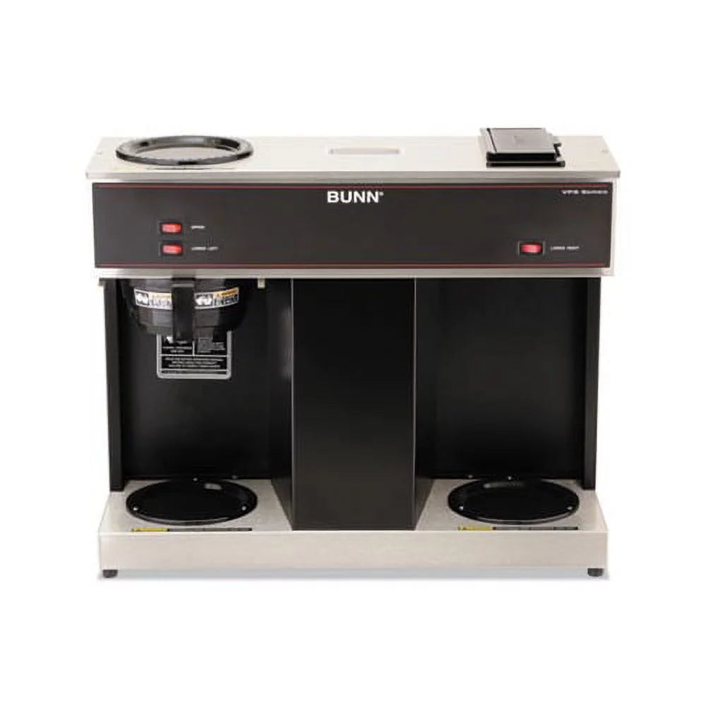 Bunn-O-Matic Corporation BUNVPS 3-Warmer Brewer- 23in.x8in.x19-.87in.- Stainless Steel-Black