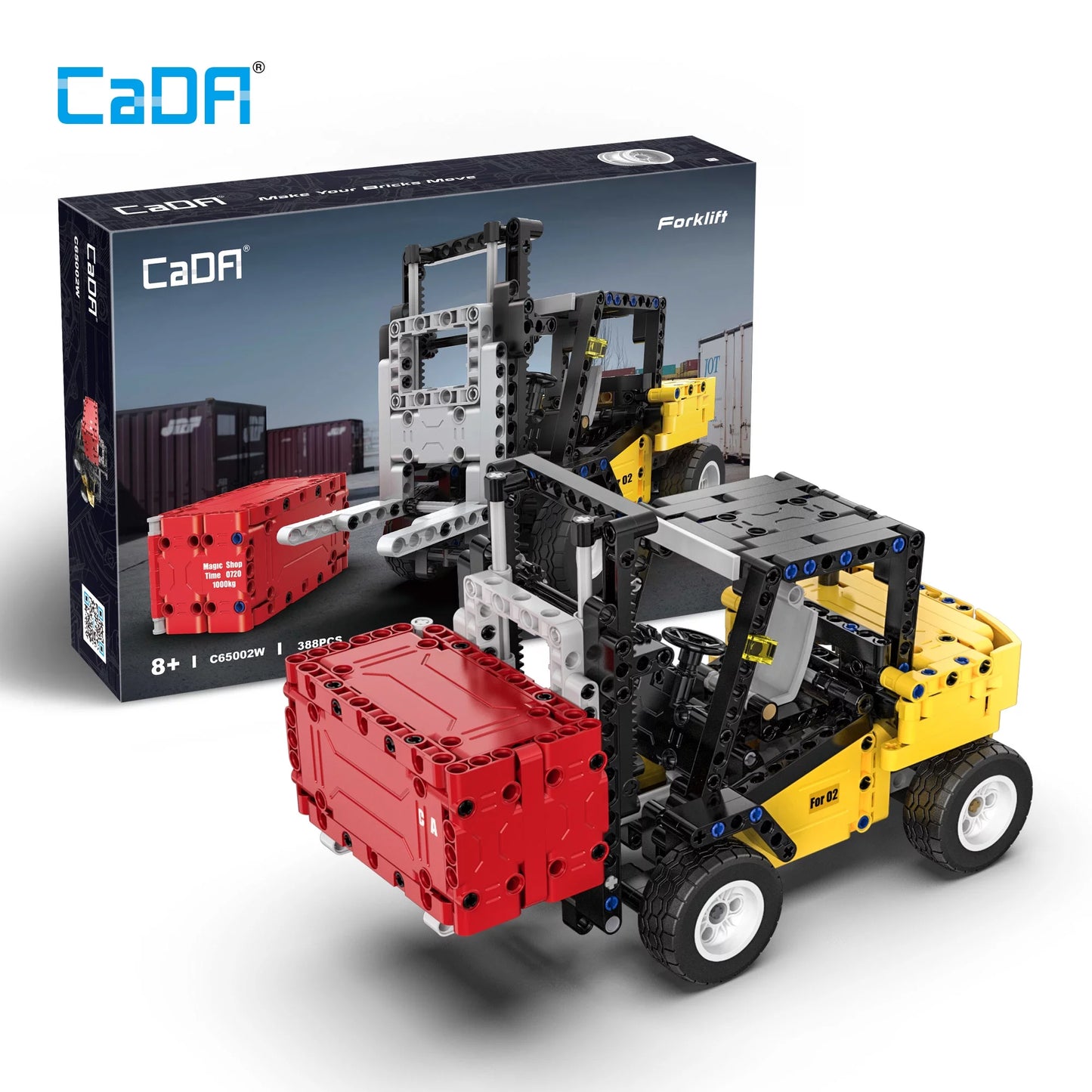 CaDA Mobile Crane Model Building Set C65005W Building Toy for Kids 8+ (658 Pieces)