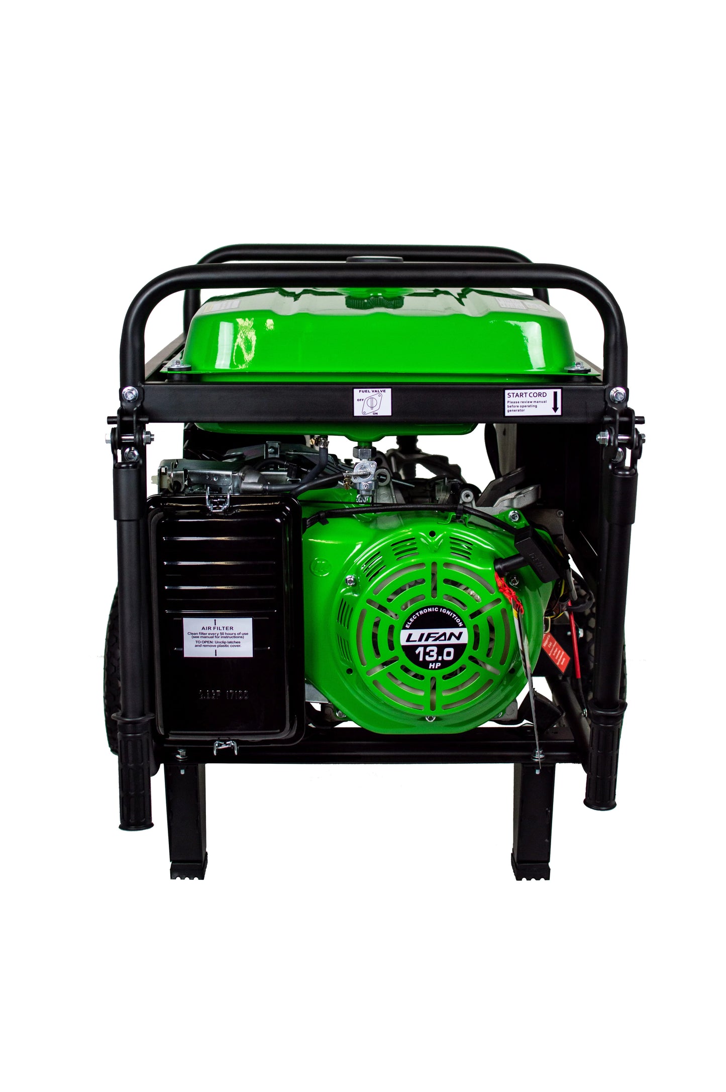 6600-Watt 13hp Gas Powered Portable Generator with Electric and Recoil Start