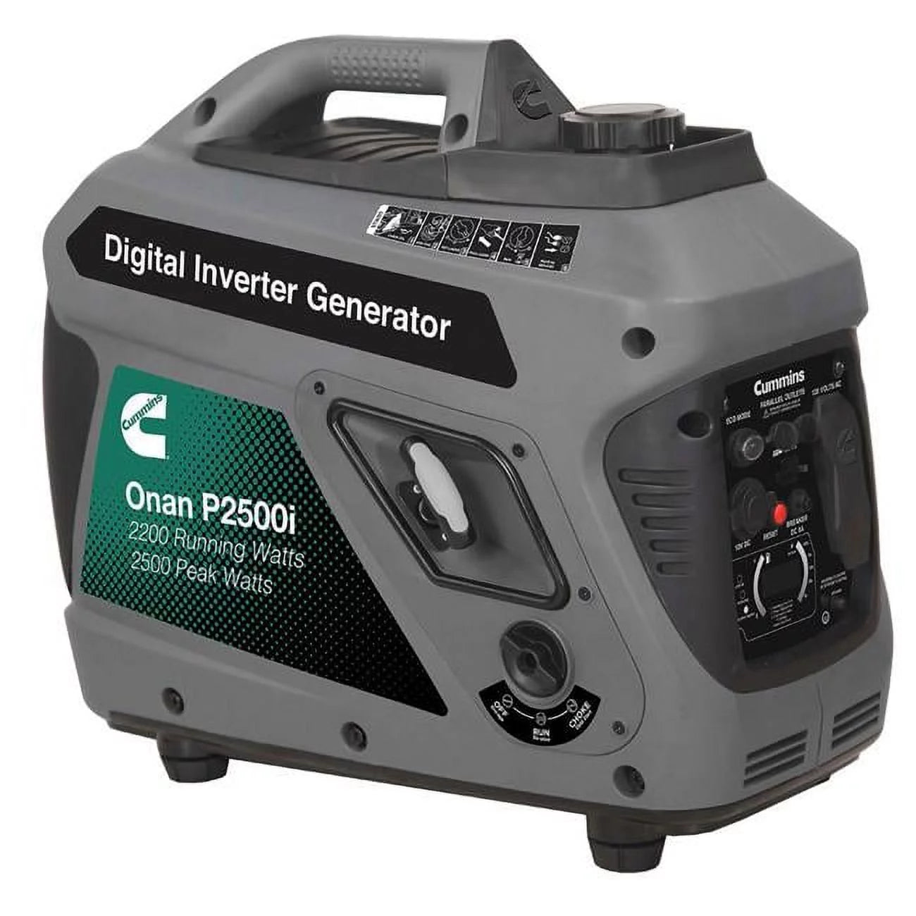 Cummins/Onan A058U944 Inverter Generator P2500i, 10 Hr Run Time, Carry Handle