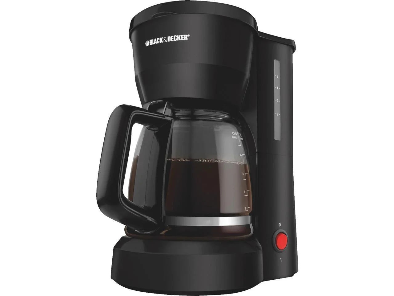 BLACK+DECKER 5-Cup* Coffee Maker, Compact Design, Black, CM0700B