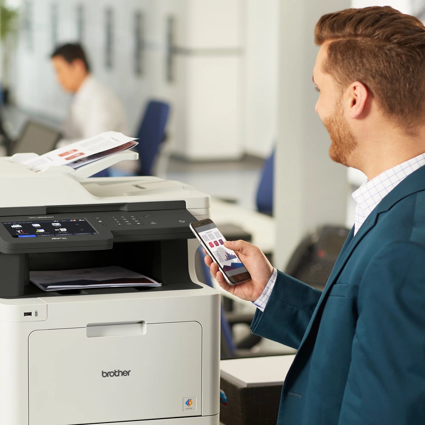 Brother MFC?L8905CDW Business Color Laser All?in?One Printer with Low?cost Printing, Duplex Print / Copy / Scan, and Wireless Networking