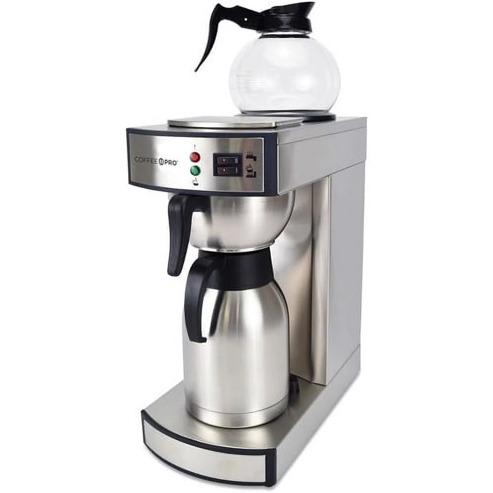 Coffee Pro Commercial Coffeemaker 2.32 quart &#8211; Stainless Steel &#8211; Stainless Steel