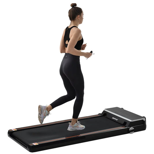 Tcbosik Folding Treadmill for Home with Desk &#8211; 2.5HP Compact Electric Treadmill for Running and Walking Foldable Portable Running Machine for Small Spaces Workout, 265LBS Weight Capacity