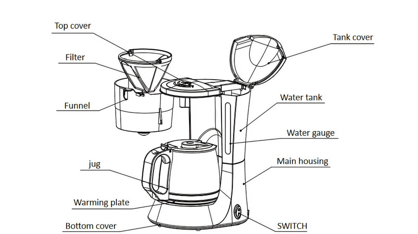 10-Cup Pause to Pour Coffee Maker