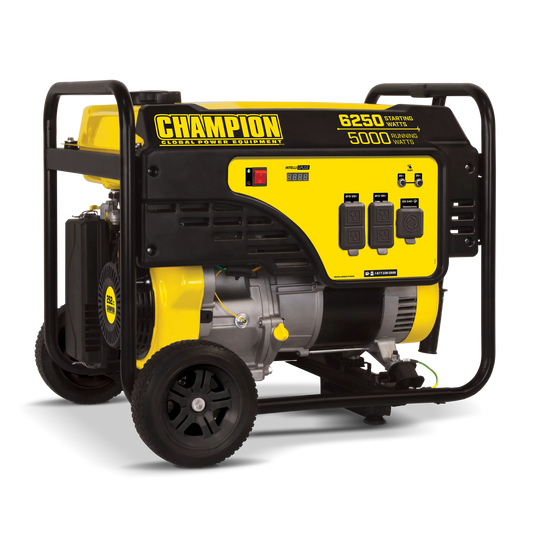 Champion Power Equipment 6250/5000 Watts Portable Generator with Wheel Kit