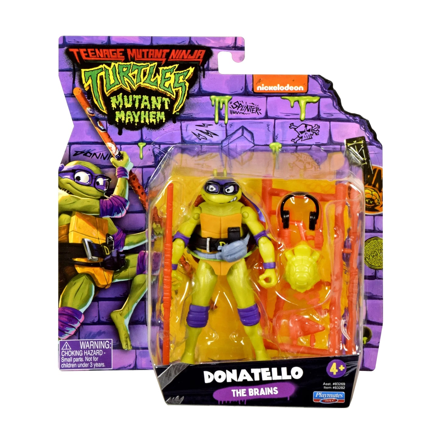 Teenage Mutant Ninja Turtles: Mutant Mayhem 4.5?? Donatello Basic Action Figure by Playmates Toys