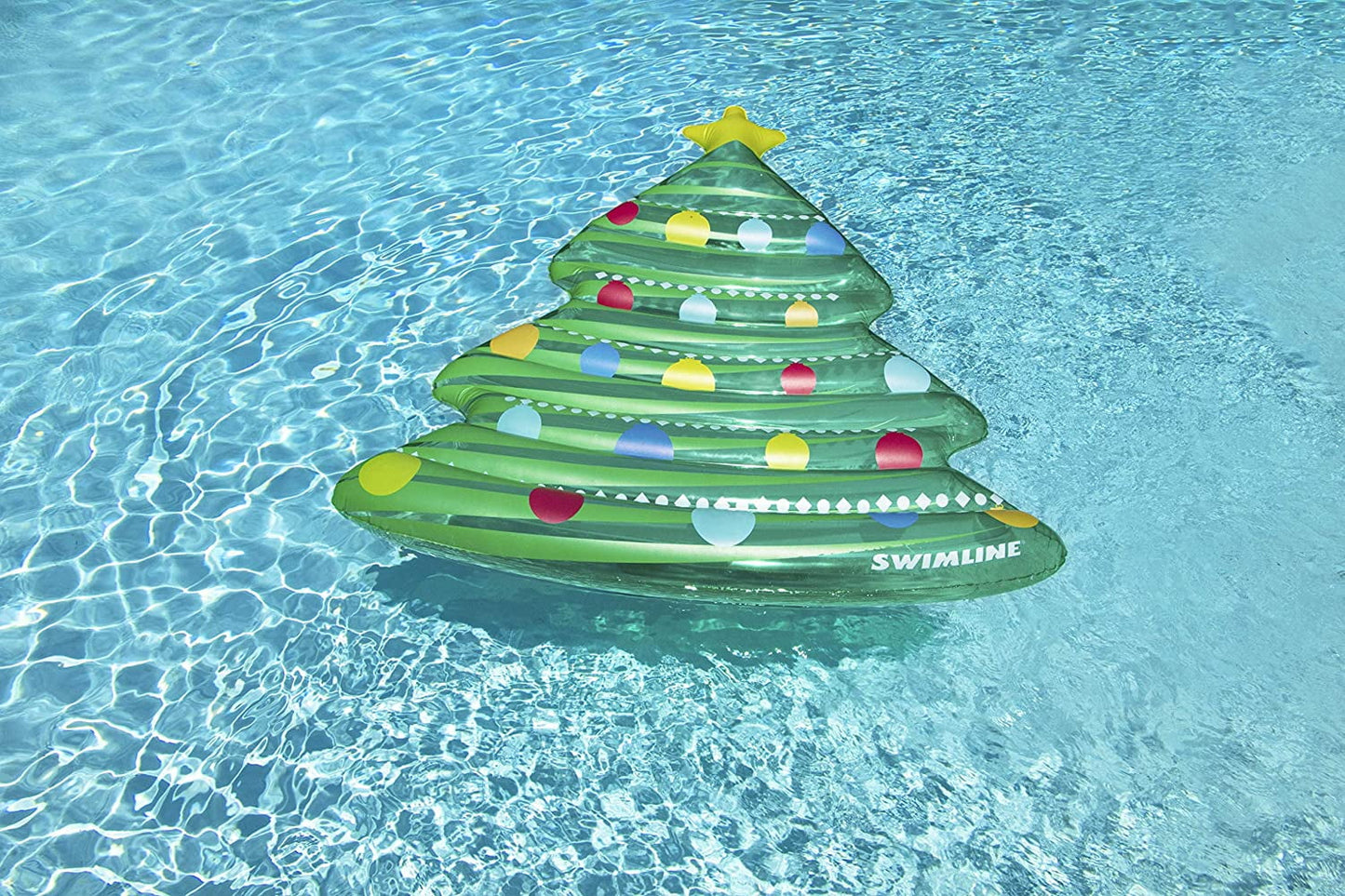 70&#8243; Christmas Tree Inflatable Pool Mattress Raft