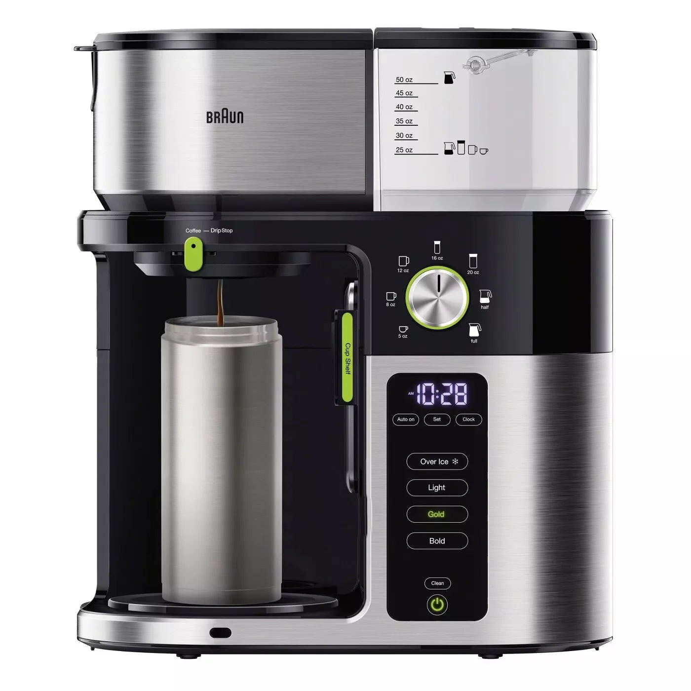 Braun MultiServe Drip Coffee Maker, Black &#8211; KF9050